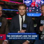 Jakob Chychrun and his dad Jeff join preview Capitals Mentors' Trip | Monumental Sports Network