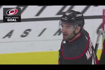 Jordan Martinook goal vs Detroit Oct 22, 2018