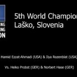 5th PingPongParkinson World Championship - Hamid & Ilya vs.  Heiko Probst & Norbert Hase