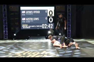 SEMIFINAL: James Hyder vs Austin Lewis - High Rollerz 4th of July Open - Men's White Belt No-Gi