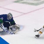 Matt Duchene Dekes Out Thatcher Demko On Breakaway