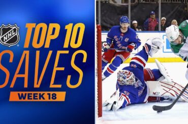 Top 10 Saves from Week 18 | 2023-24 NHL Season