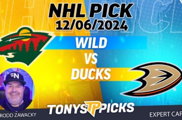 Minnesota Wild vs Anaheim Ducks 12/6/24 NHL Spread Pick