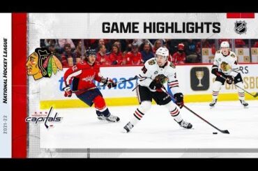 Chicago Blackhawks vs Washington Capitals | December 2, 2021 | Game Highlights | NHL Regular Season