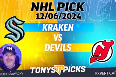 Seattle Kraken vs New Jersey Devils 12/6/24 NHL Pick Today