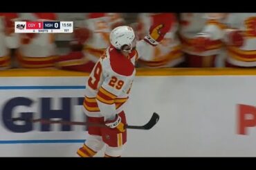 Dillon Dube 1-0 Goal VS Nashville Predators | April 26 2022