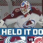Cale Makar and the Colorado Avalanche play and win from ahead against Detroit Red Wings