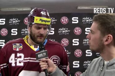 Přestávkový rozhovor se sparťanem Michalem Barinkou