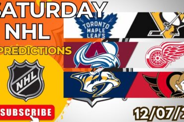 NHL Picks & Predictions Today 12/7/24 | NHL Picks Today 12/7/24 | Best NHL Bets