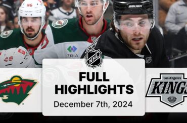 NHL Highlights | Wild vs. Kings | December 07, 2024