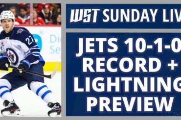 Winnipeg Jets Begin Season 10-1-0, play Tampa Bay Lightning Today | WST Sunday Live with