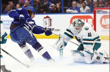 Hagel, Point Shine in 8-1 Tampa Bay Lightning Domination of San Jose Sharks