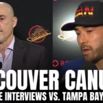 Rick Tocchet & Kiefer Sherwood Recap Vancouver Canucks Loss vs. Tampa, Facing Kucherov/Special Teams