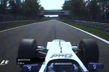 Juan Pablo Montoya's record-breaking lap of Monza | 2004 Italian GP