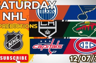 NHL Picks & Predictions Today 12/7/24 | NHL Picks Today 12/7/24 | Best NHL Bets