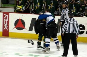 Sioux City and Lincoln  Wurden vs. Volonnino and Goalies Janecyk vs. Borelli