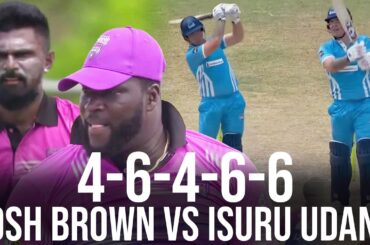 Josh Brown vs Isuru Udana | Caribbean vs New York | M 24 | The Final | MAX60 Caribbean League 2024