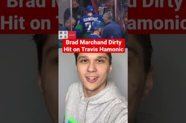 Brad Marchand Dirty Hit on Travis Hamonic? NHL 2021 Big Hits! #shorts