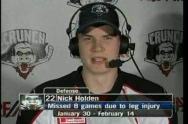 Nick Holden interview 3/13/09