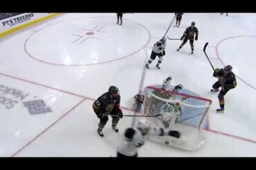 Alex Barabanov sets up Hertl's goal #30 vs Vegas (24 apr 2022)