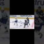 Tanner Jeannot gets a match penalty for this hit on Boeser #nhl #icehockey #sports #hockeyhighlights