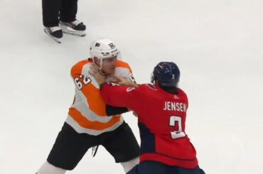 Nick Jensen Drops The Gloves With Nicolas Aube-Kubel