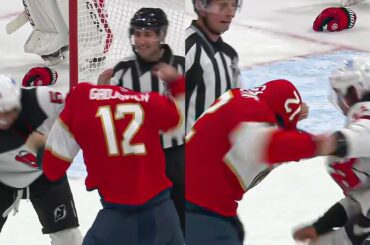 Gadjovich wins HEAVYWEIGHT fight with jersey over his head! 👀😤