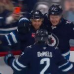 Jets' Nino Niederreiter Puts Moves On Karel Vejmelka To Score In 900th Career Game