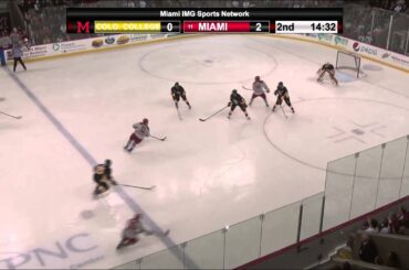 Miami RedHawks - Barber goal vs Colorado College