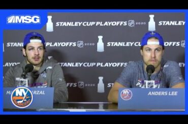 "Game 6 Is Over Now And We've Moved On": Barzal & Lee Ready For Game 7 | New York Islanders