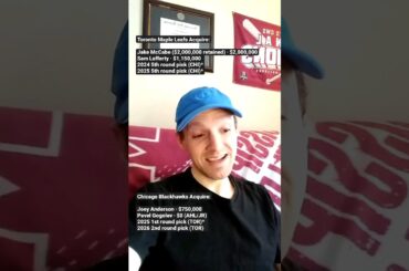 My thoughts on the Jake McCabe trade