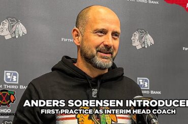 Anders Sorensen speaks for first time since being named Interim Head Coach | CHGO Blackhawks
