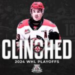 Clinched - Moose Jaw Warriors - 2024 WHL Playoffs