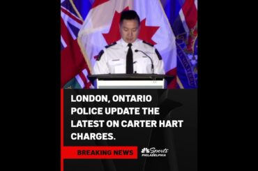 London, Ontario police update the latest on Carter Hart and 4 players facing sexual assault charges