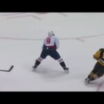 Dmitri Orlov gets away from Crosby and scores great OT goal vs Penguins (1 feb 2022)