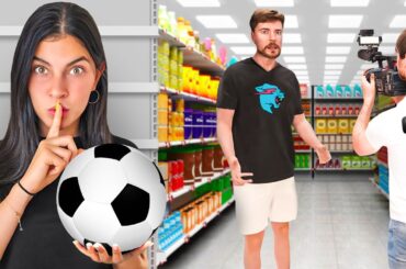 I Snuck Football Challenges Into a MrBeast Video
