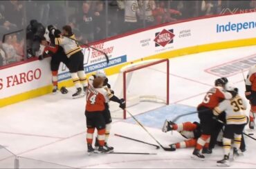 Boston Bruins Vs Philadelphia Flyers Scrums