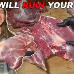 How to Remove the Gland From a Deer Hindquarter * BUTCHER DEER AT HOME *