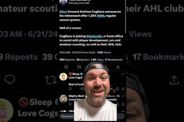 Andrew Cogliano will retire from the NHL and join the Colorado Avalanche front office