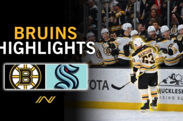 Bruins Highlights: Boston's Road Trip Continues With Battle Against Seattle