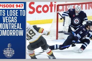 Winnipeg Jets lose to Vegas Golden Knights in OT, play Montreal Canadiens tomorrow