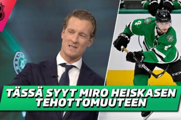 Tässä syyt Miro Heiskasen tehottomuuteen