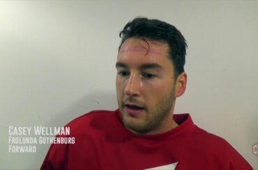 Quick chat with Casey Wellman of Frolunda Gothenburg
