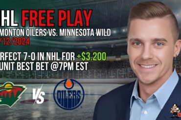 NHL Pick - Edmonton Oilers vs Minnesota Wild Prediction, 12/12/2024 Best Bets, Odds & Betting Tips
