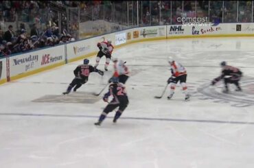 Steve Staios hipchecks Zac Rinaldo [HD]