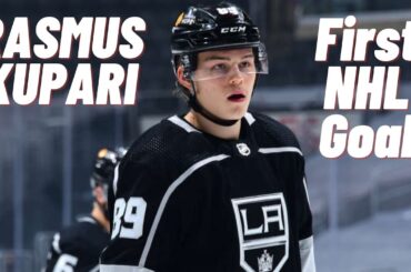 Rasmus Kupari #89 (Los Angeles Kings) first NHL goal May 8, 2021