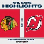 NHL Highlights | Blackhawks vs. Devils - December 14, 2024