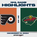 NHL Highlights | Flyers vs. Wild - December 14, 2024