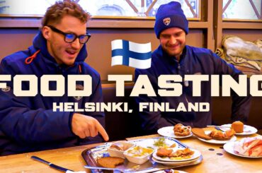 "I still love your country, but I don't like that one as much" 😅 | Tkachuk & Barkov Eat Finnish Food