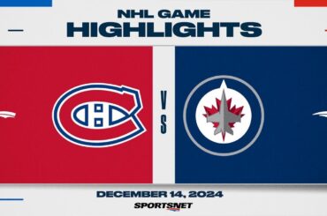 NHL Highlights | Canadiens vs. Jets - December 14, 2024